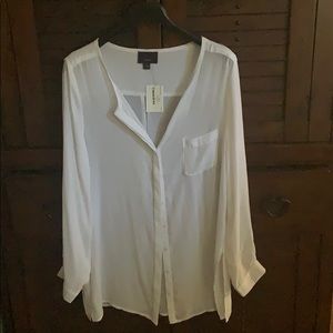 Lumiere Silky Soft Pocket Blouse